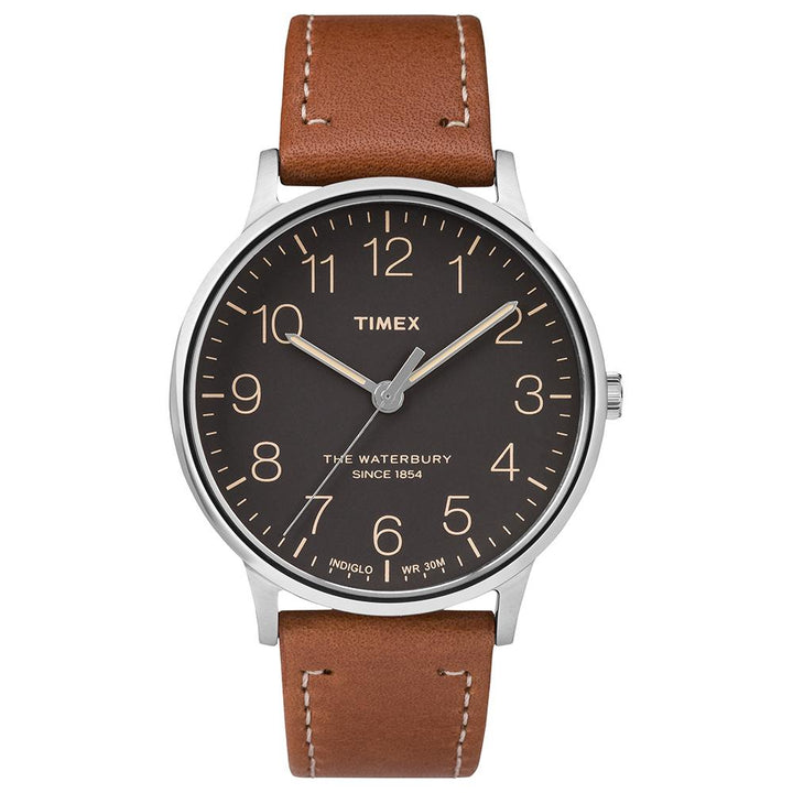 Waterbury Classic 3-Hand 40mm Leather Band