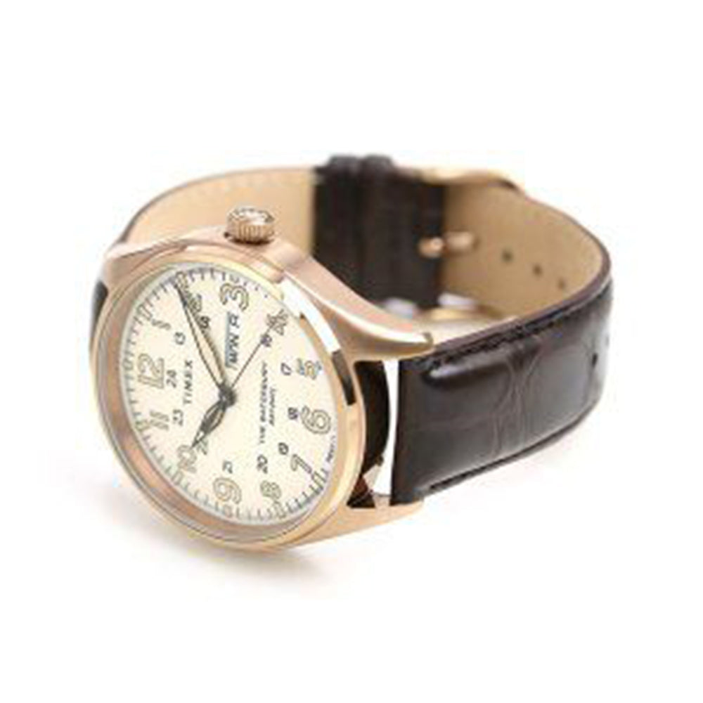 Waterbury Traditional Day-Date 42mm Leather Band