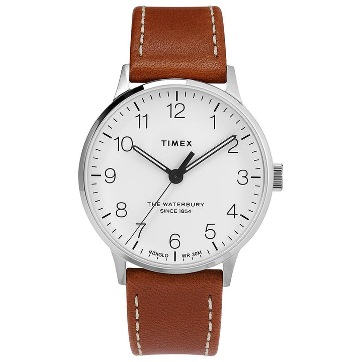 Waterbury Classic 3-Hand 40mm Leather Band