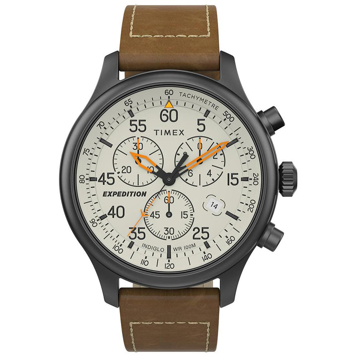 Expedition Field Chronograph 43mm Leather Band