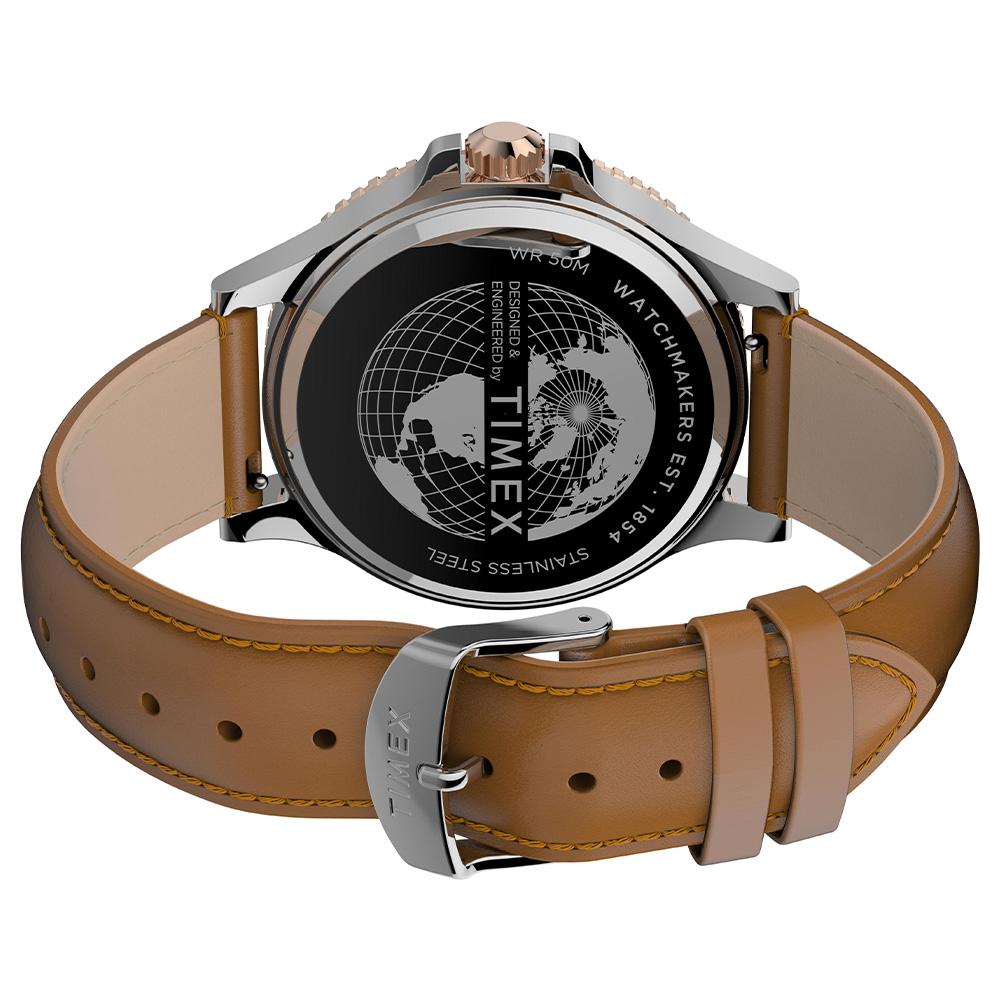 Harborside Multifunction 43mm Leather Band