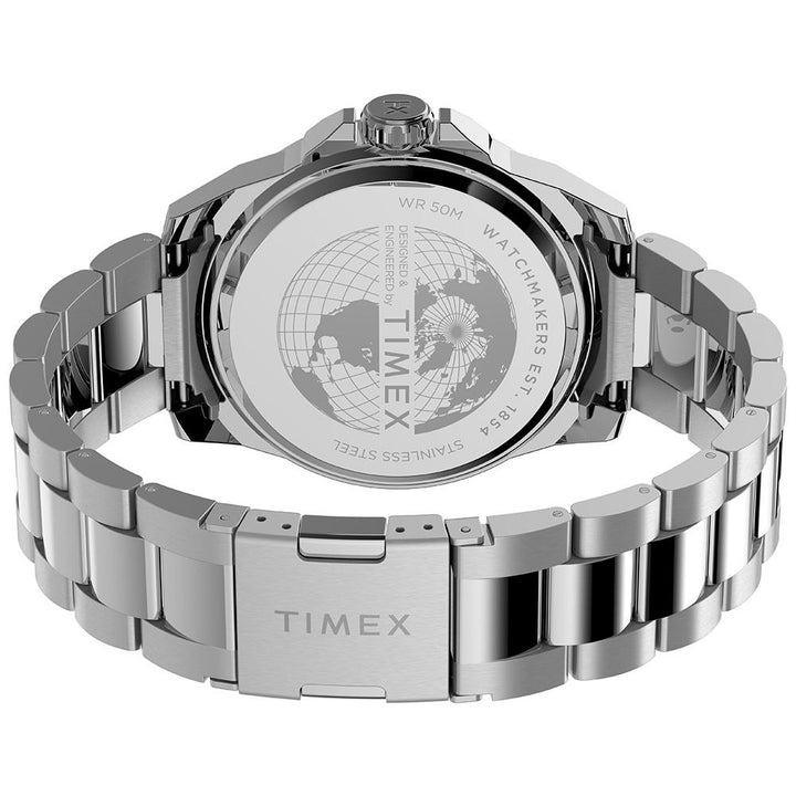 Essex Avenue Day-Date 44mm Stainless Steel Band