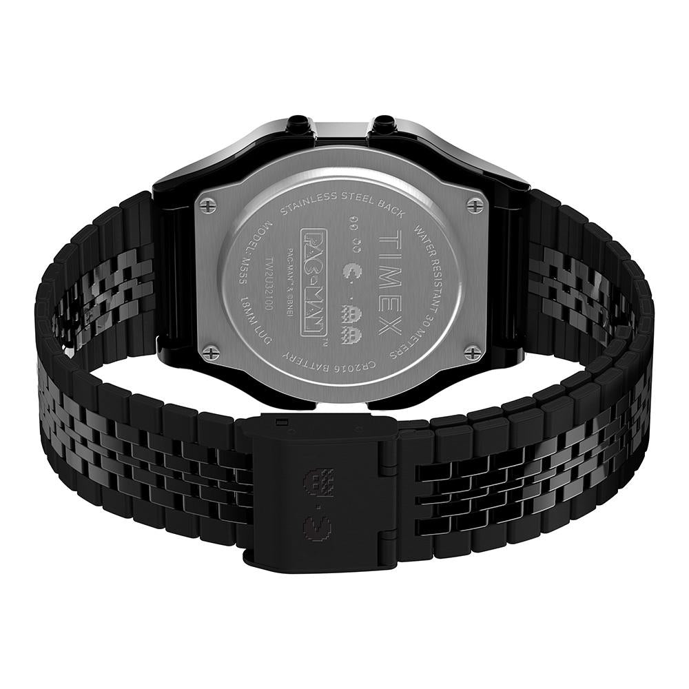 Timex T80 x PAC-MAN™ Digital 34mm Stainless Steel Band