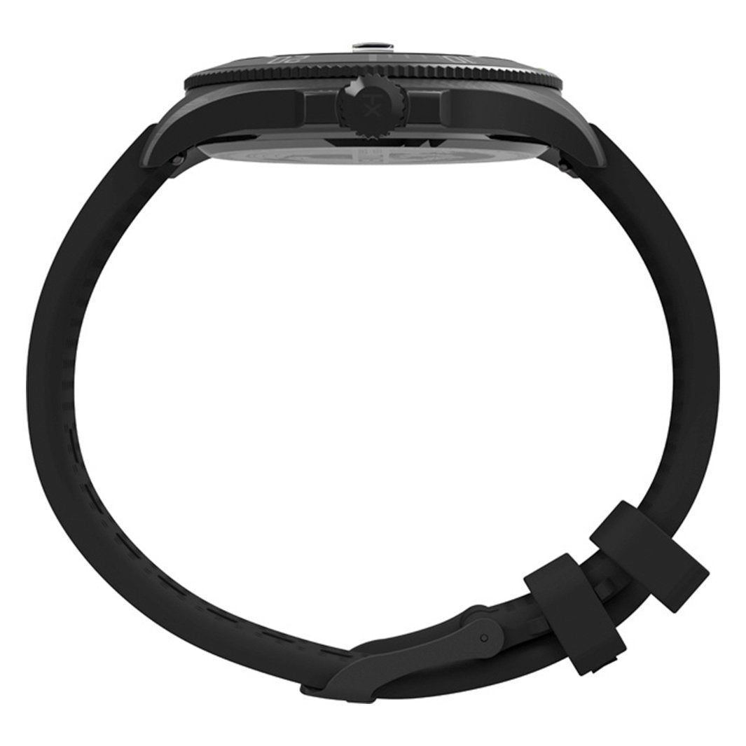 Harborside Coast 3-Hand 43mm Rubber Band