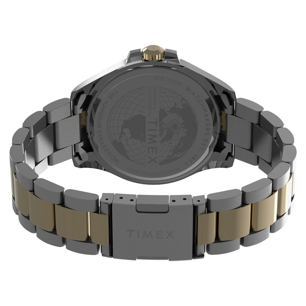 Harborside Coast 3-Hand Date 43mm Stainless Steel Band