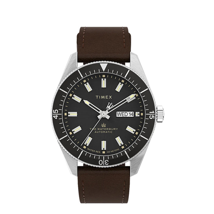 Waterbury Diver Automatic  40mm Leather Band