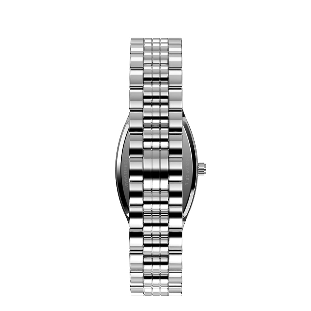 Main Street 3-Hand 21mm Stainless Steel Band