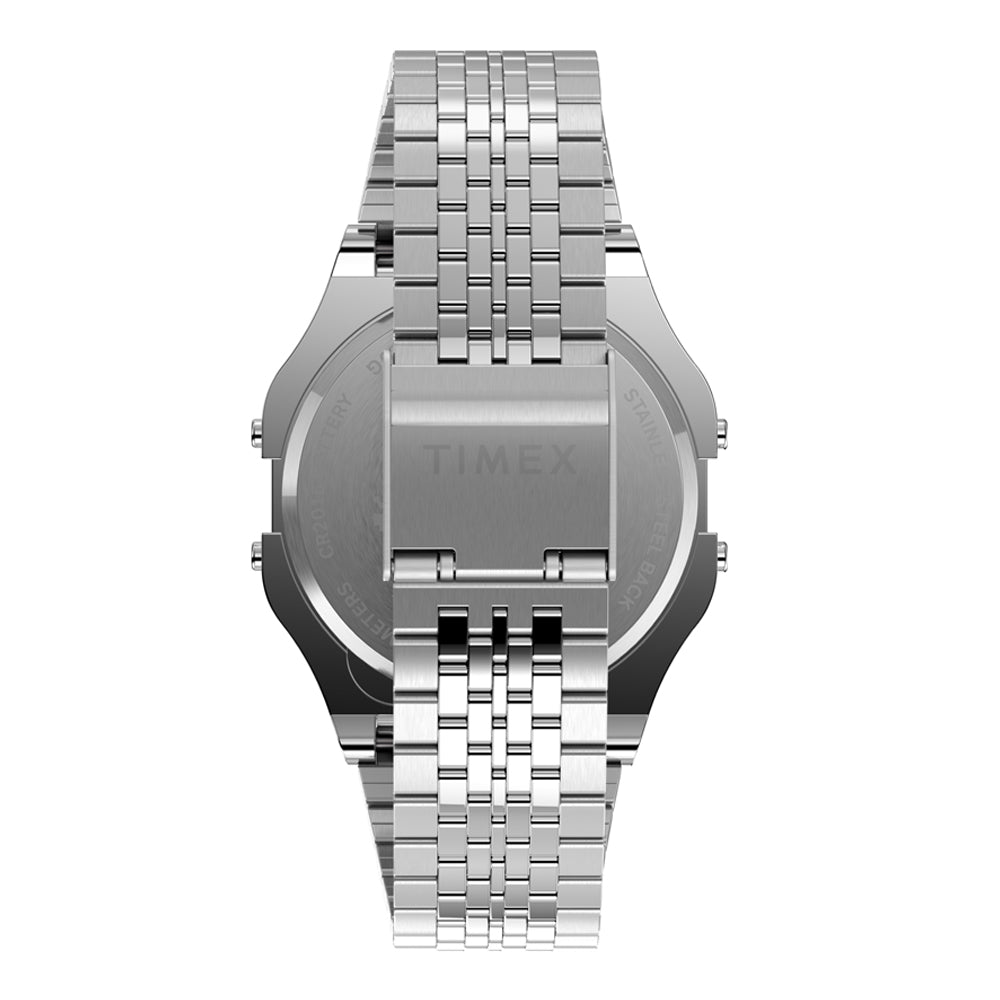 Timex 80 Space Invaders Digital 34mm Stainless Steel Band