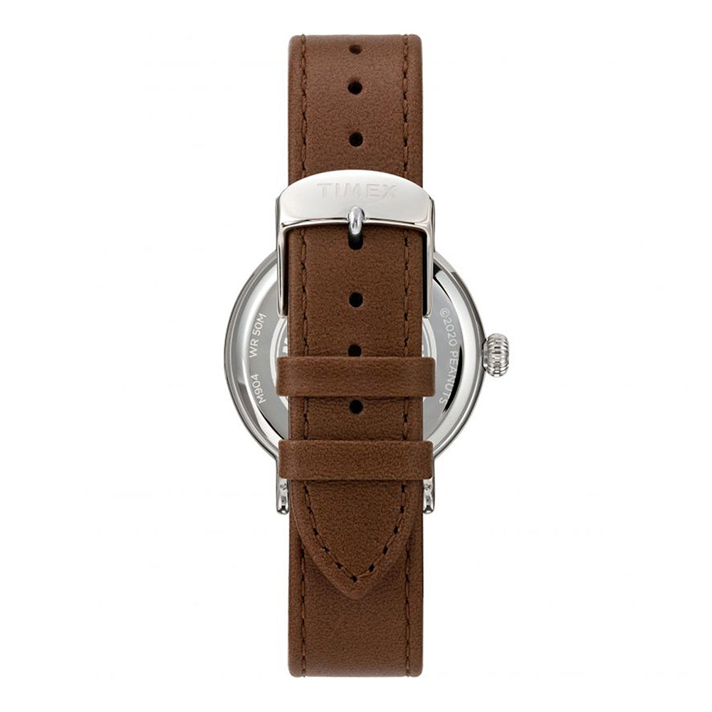 Timex Standard X Peanuts Take Care 3-Hand 40mm Leather Band