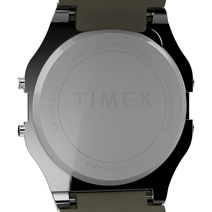 Timex T80 Digital 34mm Resin Band