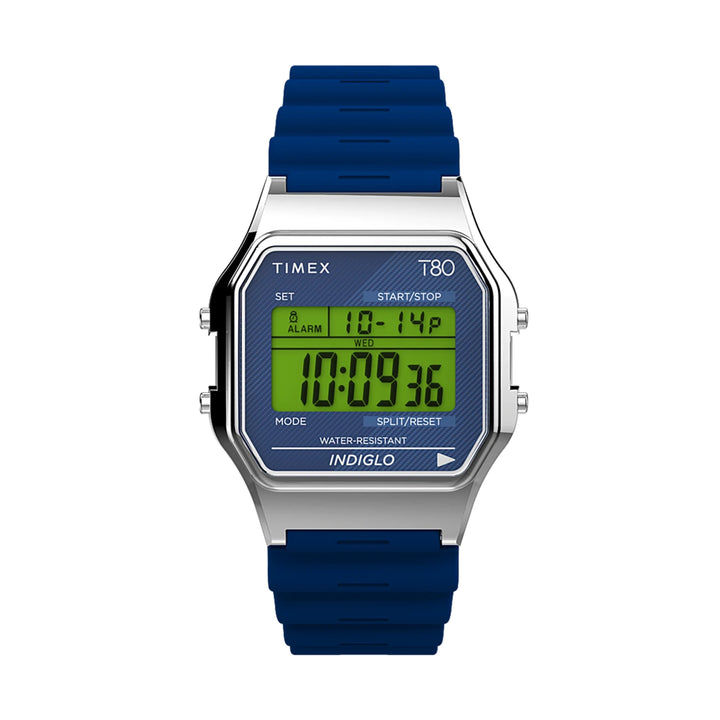 Timex T80 Digital 34mm Resin Band