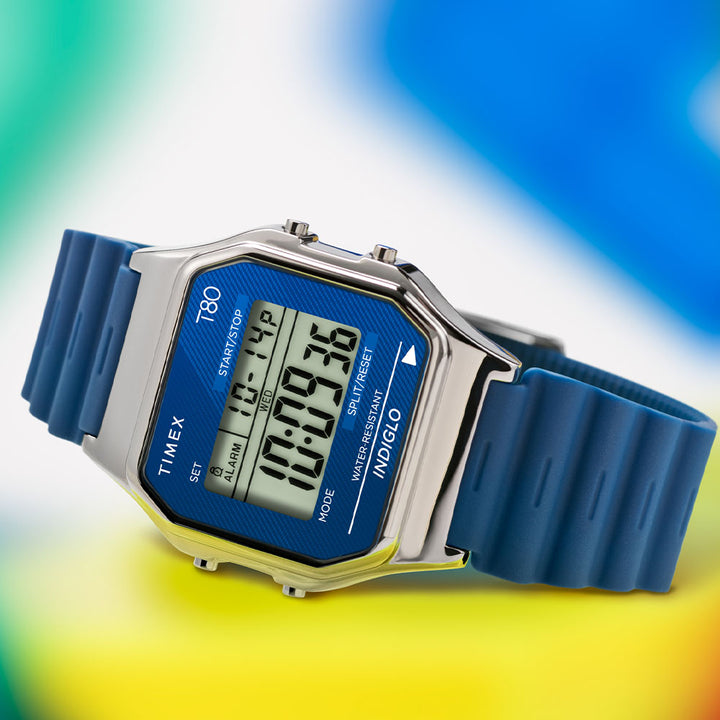 Timex T80 Digital 34mm Resin Band