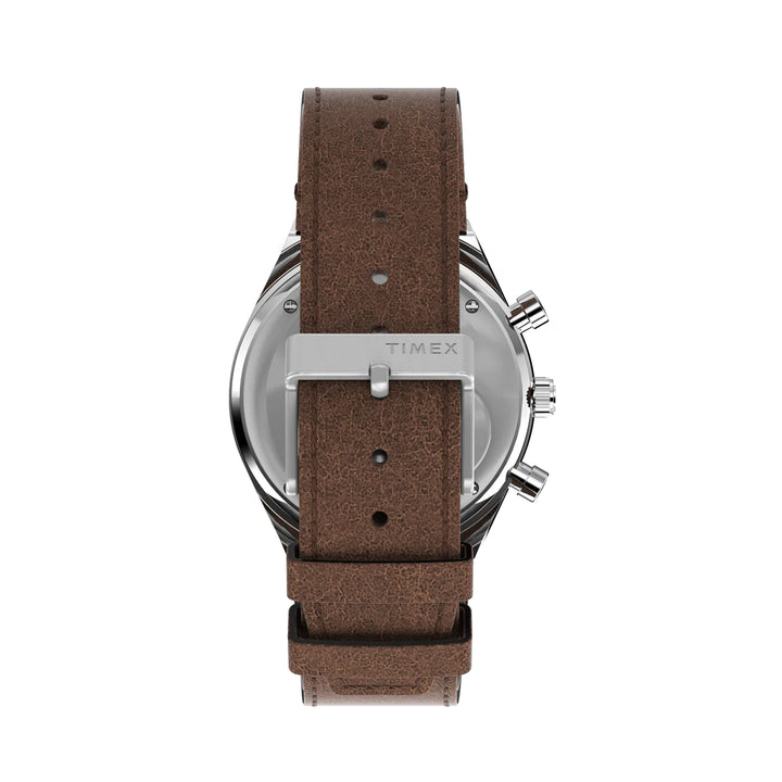 Q Timex Chronograph 40mm Leather Band