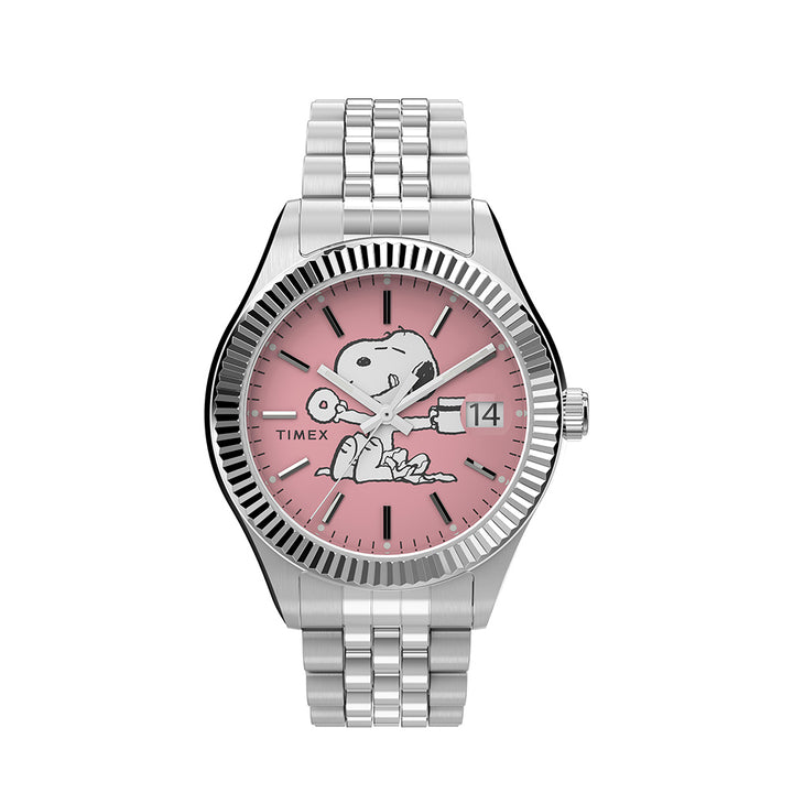 Timex Legacy X Peanuts Day-Date 36mm Stainless Steel Band