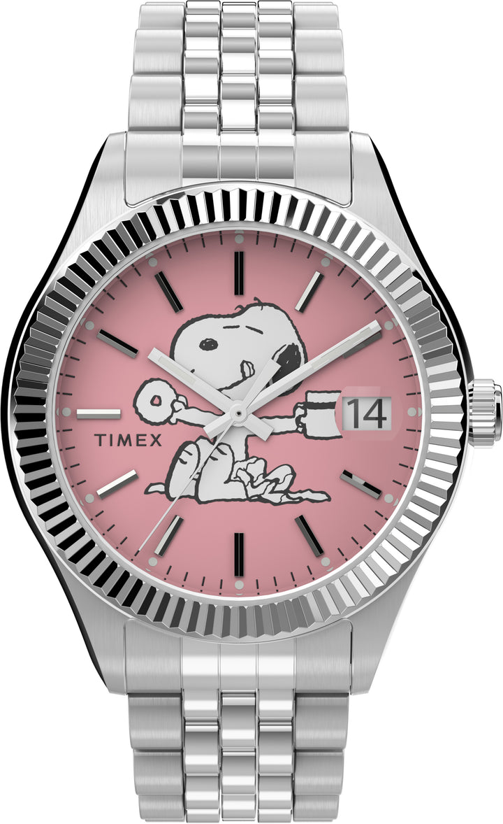 Timex Legacy X Peanuts Day-Date 36mm Stainless Steel Band