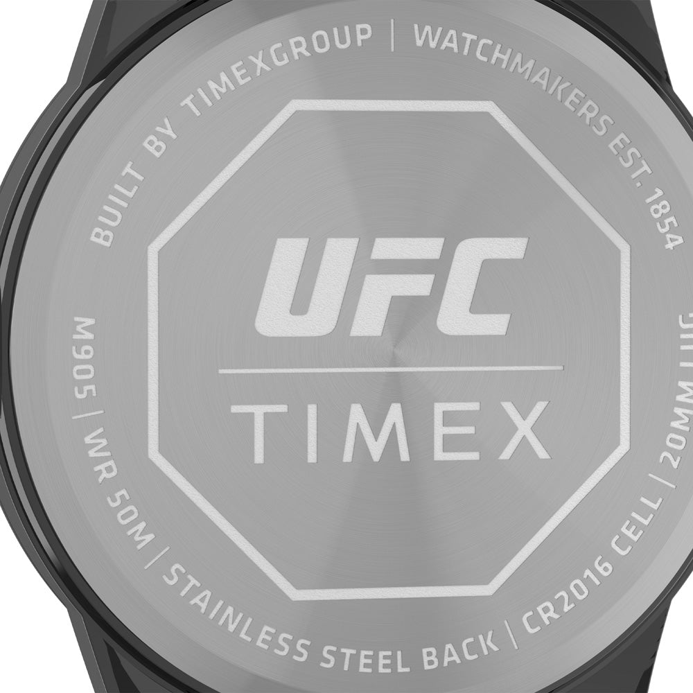 Timex x UFC Legend Date 42mm Stainless Steel Band