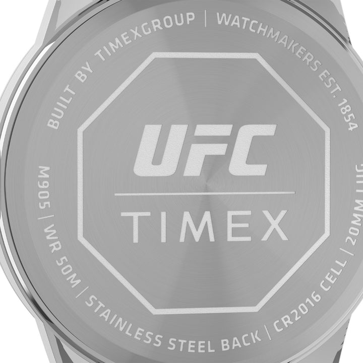 Timex x UFC Legend Date 42mm Stainless Steel Band