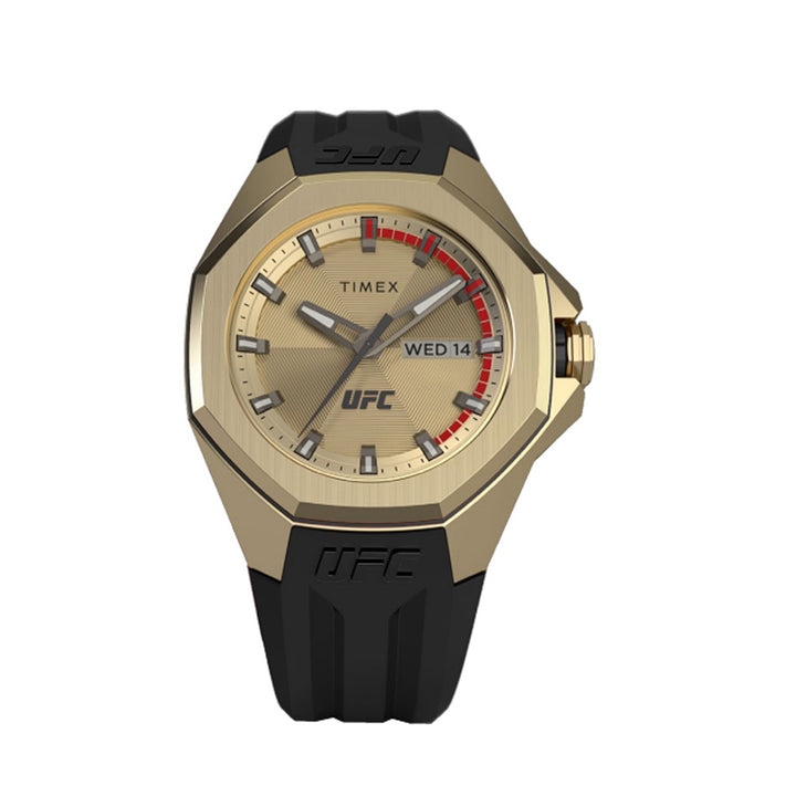 Timex x UFC Pro Day-Date 45mm Rubber Band