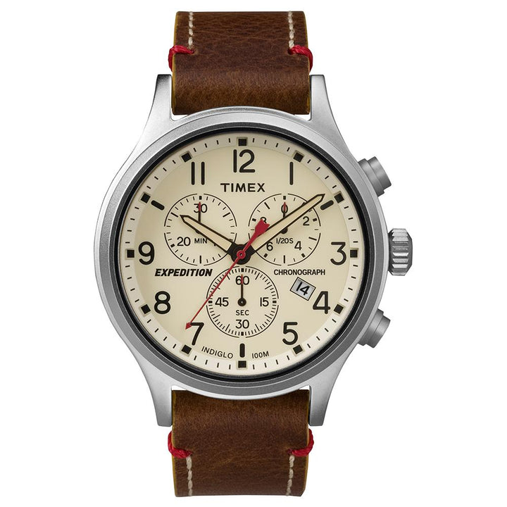 Expedition Scout Chronograph 42mm Leather Band